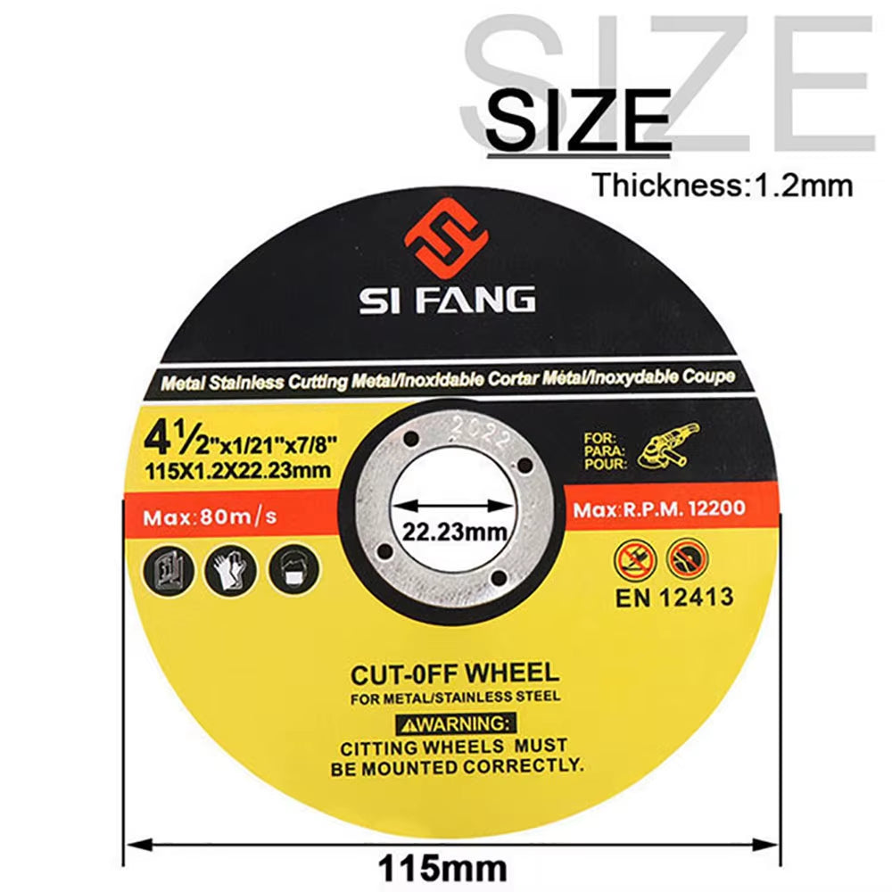 75/125/125/150/180/250/300Mm Metal Grinding Disc Resin Cutting Wheel Angle Grinder Ultrathin Blade for Metal Iron Stainles Steel