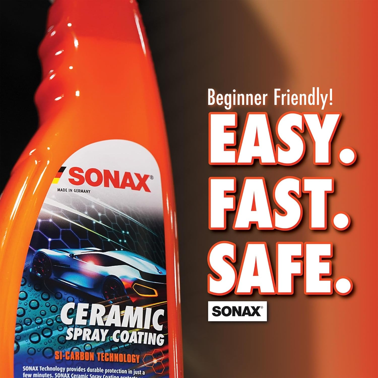 Ceramic Spray Coating 257400 | Durable Ceramic Technology for High Gloss & Protection | Hydrophobic for All Paint Surfaces | Easy to Apply | Long Lasting Shine & Water Repellent Finish | 750Ml