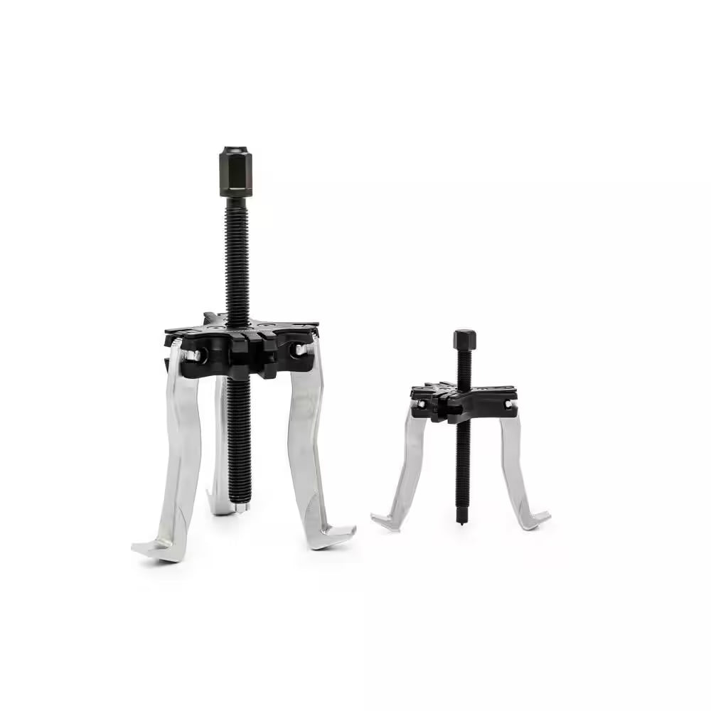 2 and 5-Ton Internal/External Ratcheting 2 or 3 Leg Puller Set with Storage Case