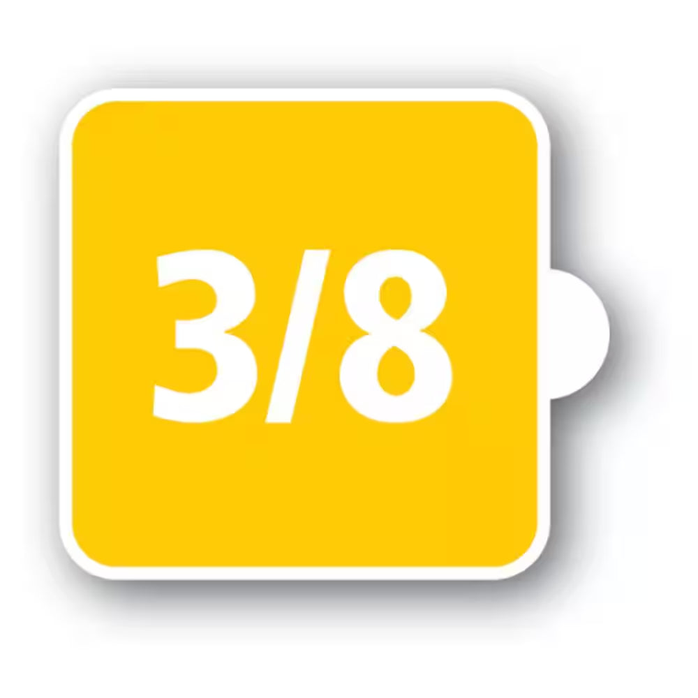 1/4 and 3/8 In. Drive Adapter Set (3-Piece)