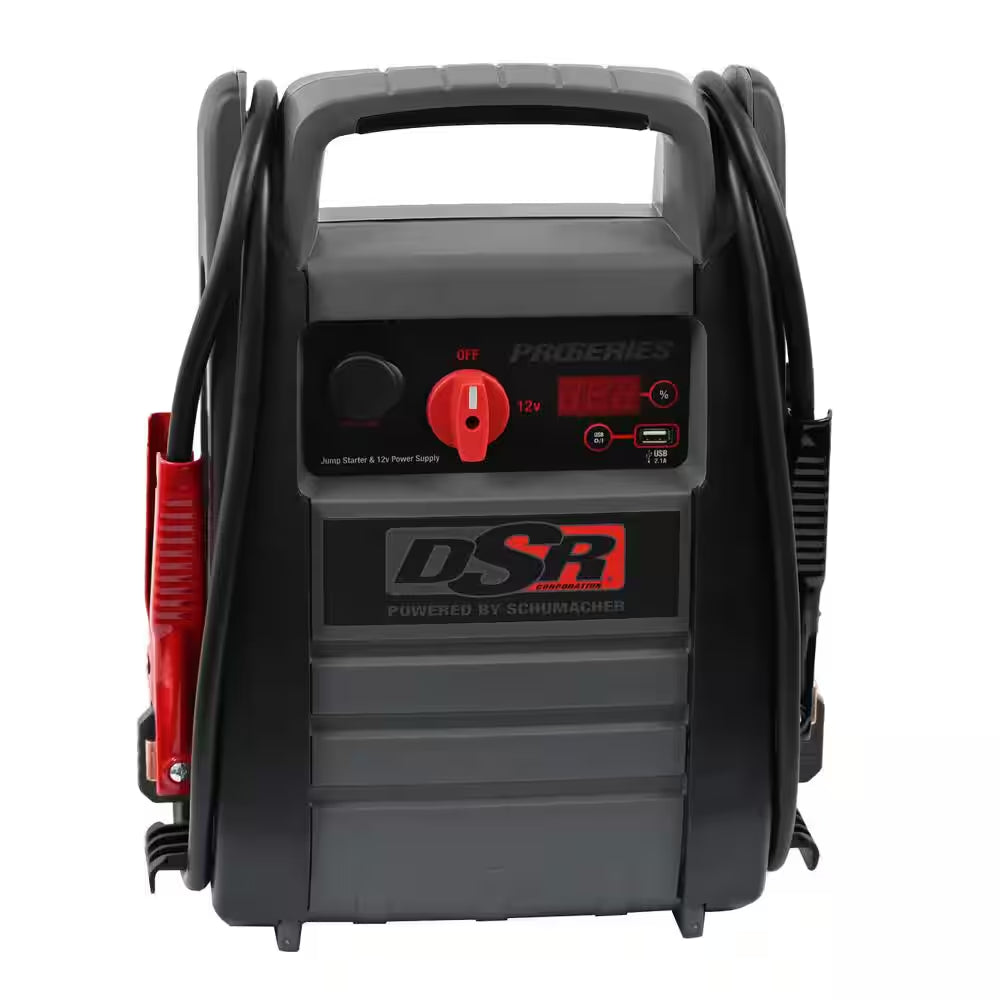 DSR Professional Grade Automotive 2200 Peak Amp 12-Volt Jump Starter and Portable Power Station