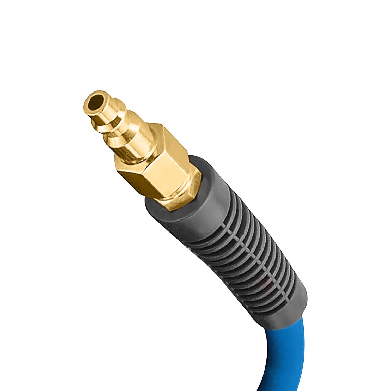 E3850PVCR 3/8" X 50' Pvc/Rubber Hybrid Air Hose W/ 1/4" Brass Fittings