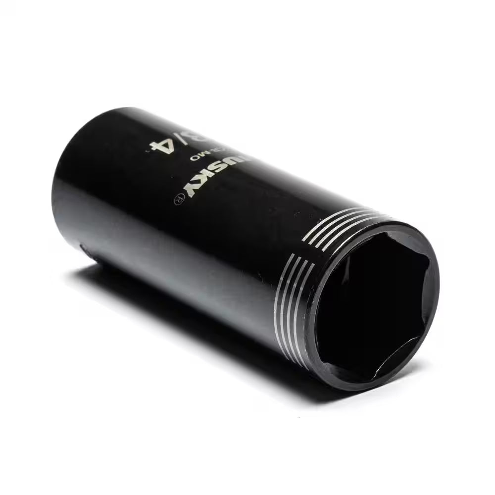 3/8 In. Drive Thin Wall Deep 6-Point Impact Socket Set Sae/Metric (20-Piece)