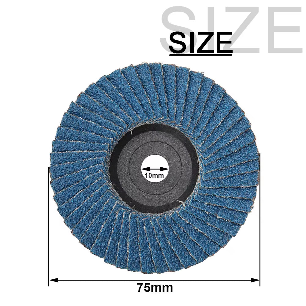 1/3Pcs 75Mm 3Inch Professional Flat Flap Disc Sanding Disks Grinding Wheel Abrasive Polishing Tool for Angle Grinder Accessories