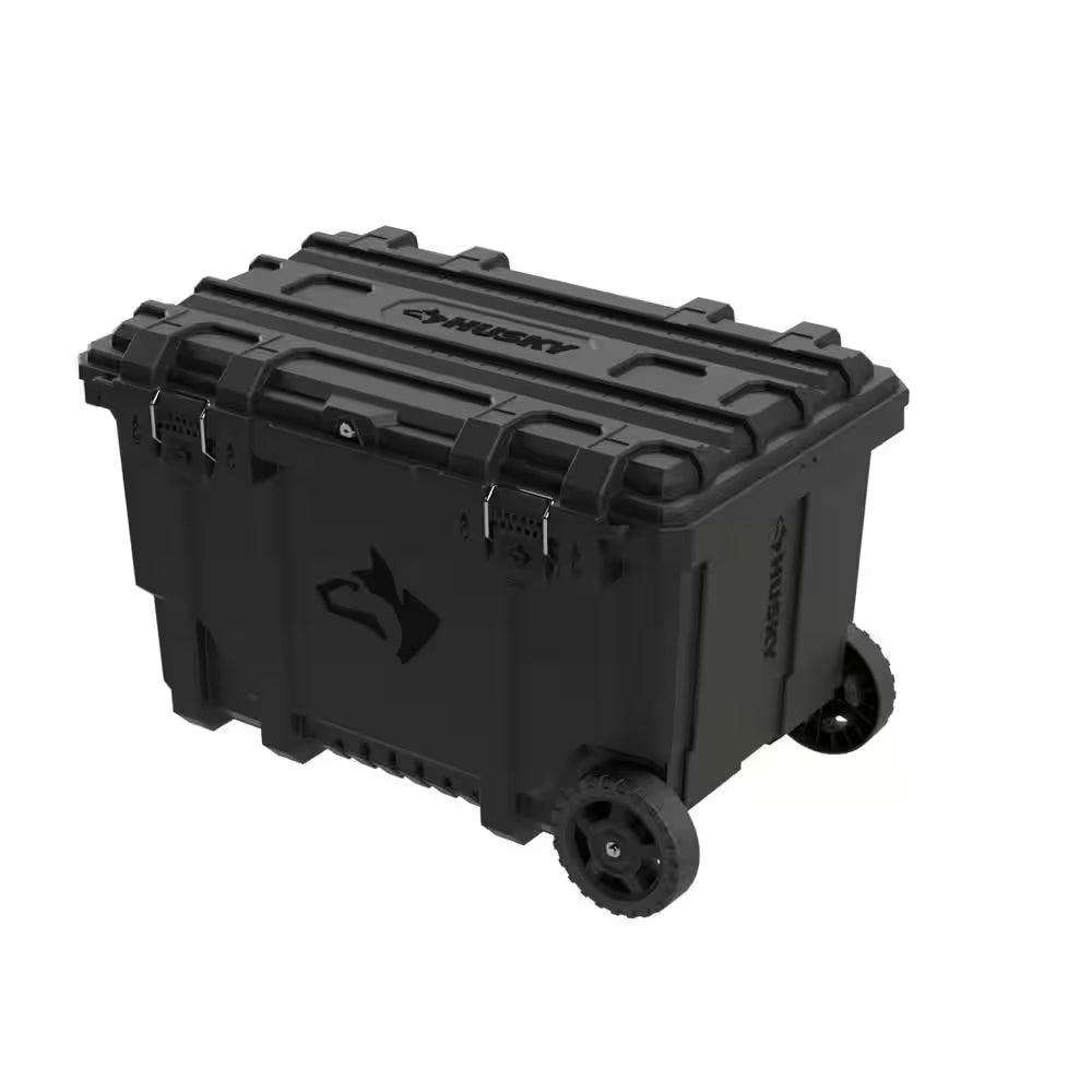 36.5 In. Black Heavy Duty Large Rolling Toolbox with Tool Tray and Keyed Lock
