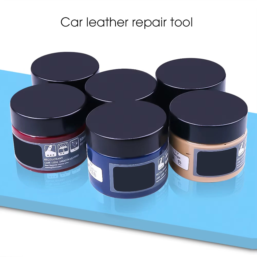 Liquid Skin Leather Repair Kit No Heat Leather Repair Tool Auto Car Seat Sofa Coats Holes Scratch Cracks Rips Restoration