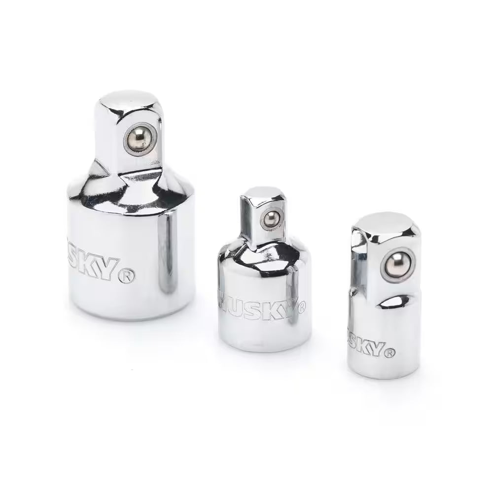 1/4 In., 3/8 In. and 1/2 In. Drive SAE and MM Extension and Adapter Set (11-Piece)