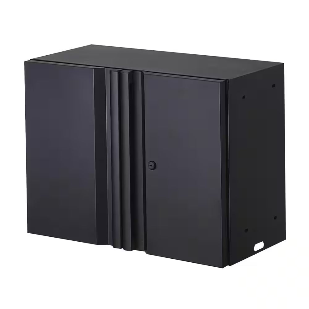 6-Piece Regular Duty Welded Steel Garage Storage System in Black (109 In. W X 75 In. H X 19.6 In. D)