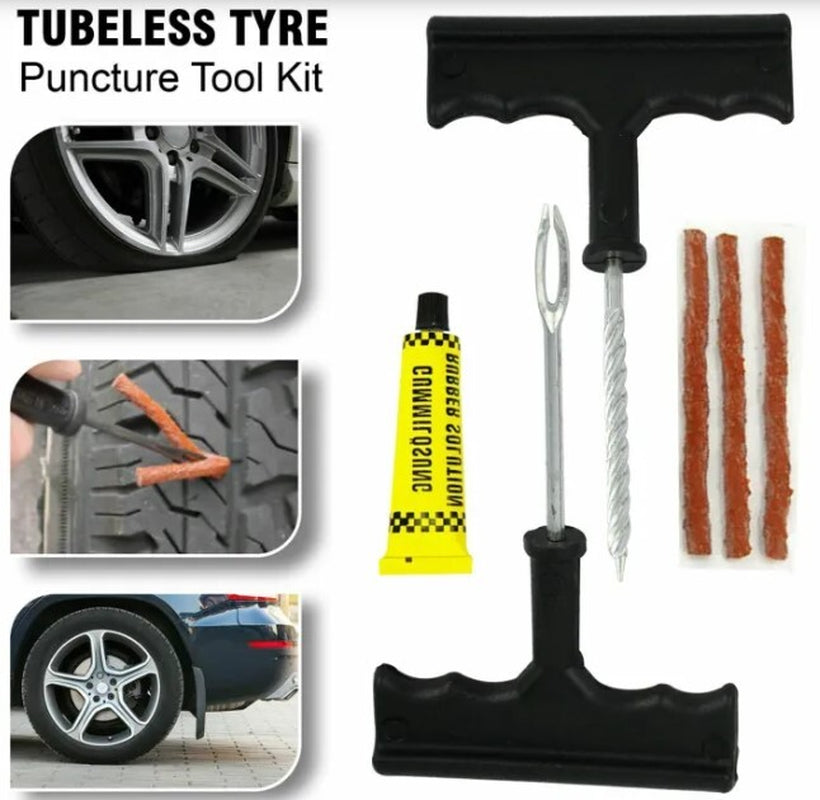 Tire Repair Kit DIY Flat Tire Repair Car Truck Motorcycle Home Plug Patch