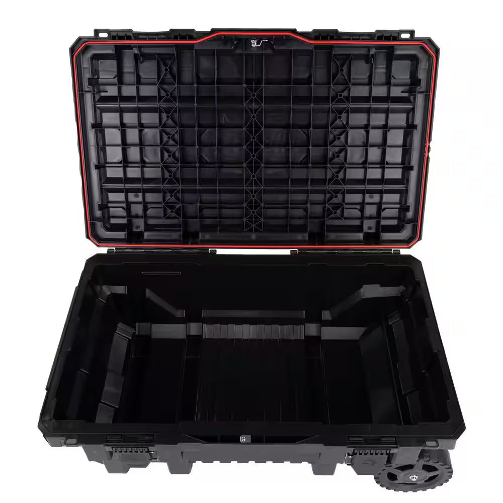 36.5 In. Black Heavy Duty Medium Rolling Toolbox with Keyed Lock