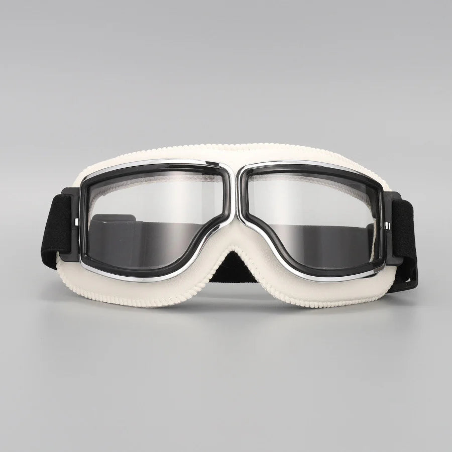 Vintage Royal Rider Helmet Off-Road Windshield Goggles
