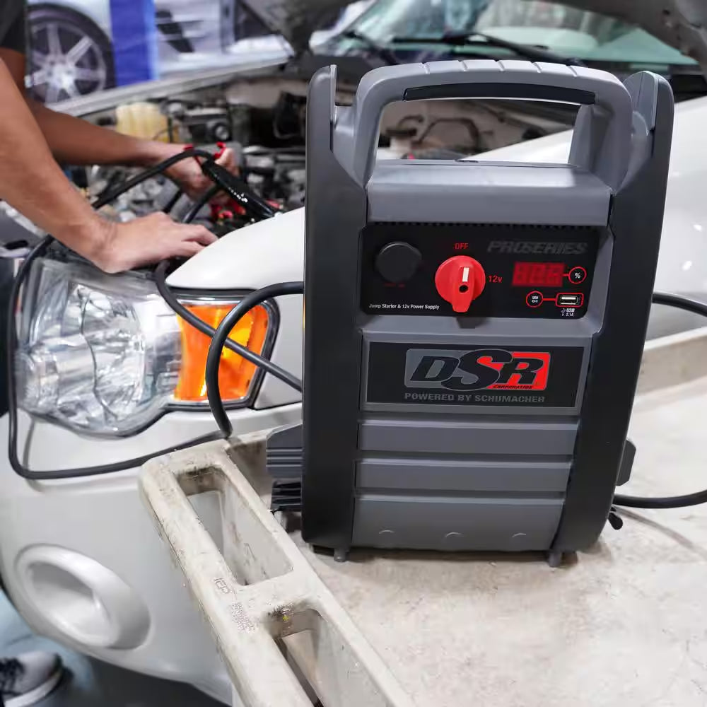 DSR Professional Grade Automotive 2200 Peak Amp 12-Volt Jump Starter and Portable Power Station