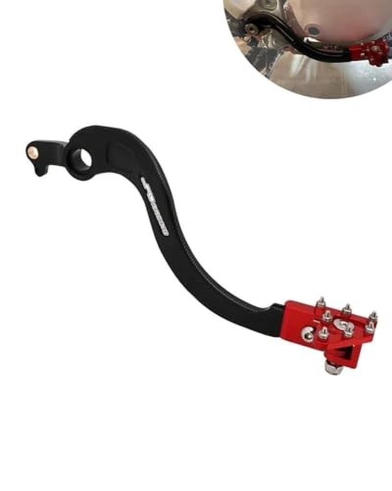 Dirt Bike Rear Brake Foot Pedal,Cnc Motorcycle Foot Lever for CRF250R 2004 Red