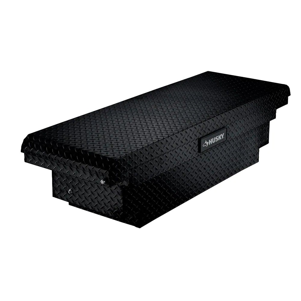 61.86 In. Matte Black Aluminum Low Profile Mid-Size Crossbed Truck Tool Box