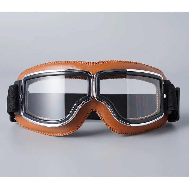 Vintage Royal Rider Helmet Off-Road Windshield Goggles