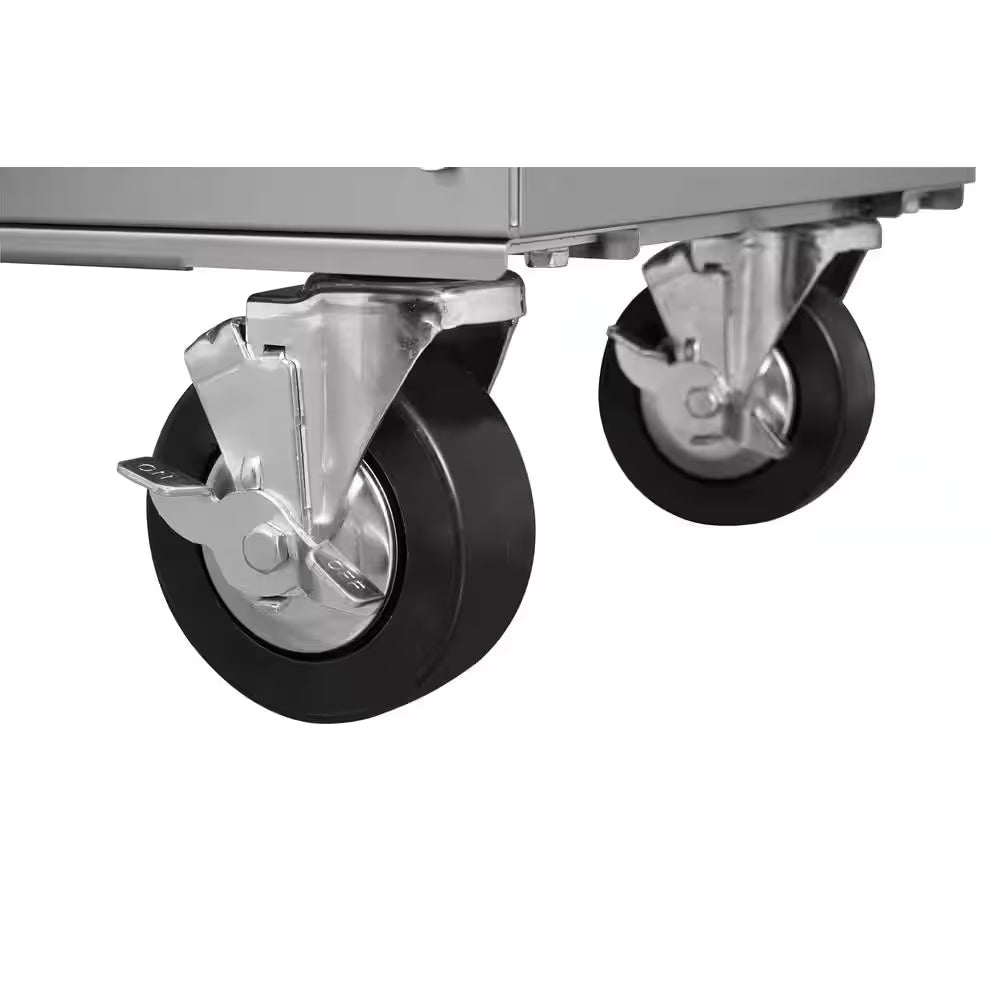 Tool Storage 36 In. W Stainless Steel Utility Cart