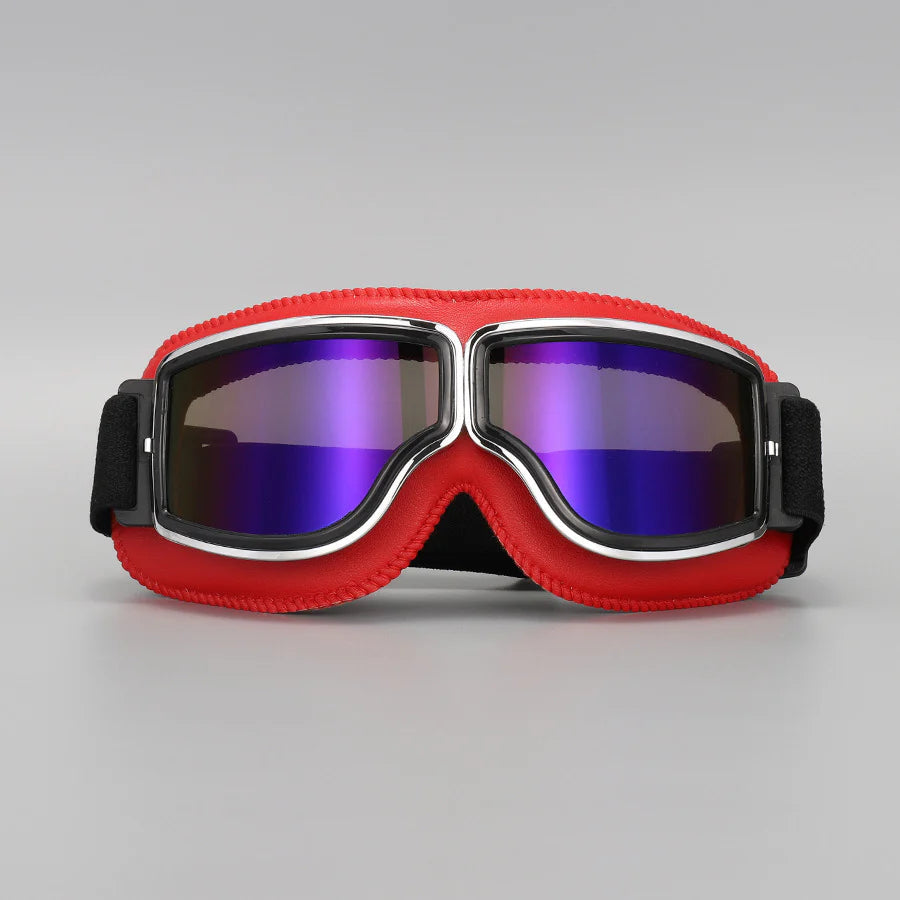 Vintage Royal Rider Helmet Off-Road Windshield Goggles