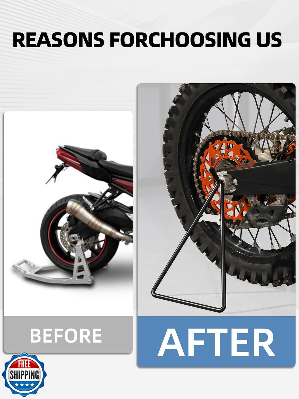 JFG Racing Dirt Bike Triangle Stand,Universa