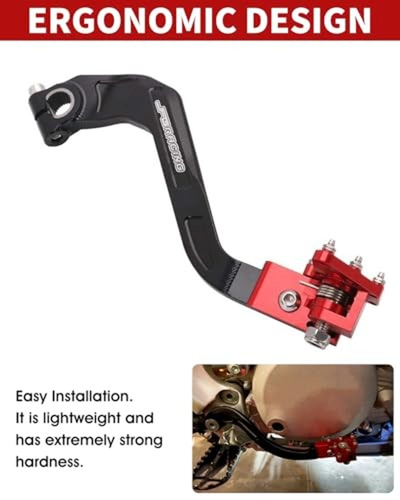 Dirt Bike Rear Brake Foot Pedal,Cnc Motorcycle Foot Lever for CRF250R 2004 Red