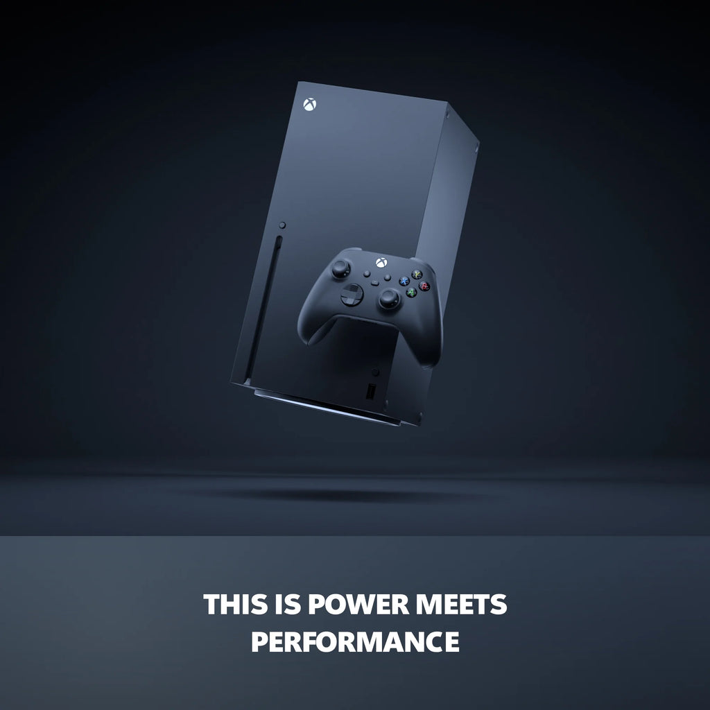 Series X - Gaming Console - 1TB SSD - Includes  Wireless Controller - 4K Gaming - 120FPS - Carbon Black - with Disk