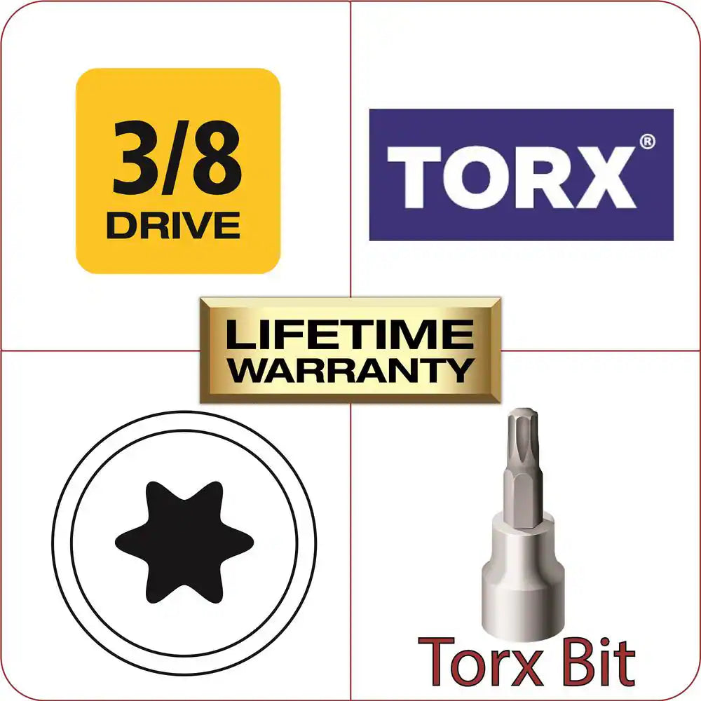 T25 Torx 3/8 In. Drive Bit Socket