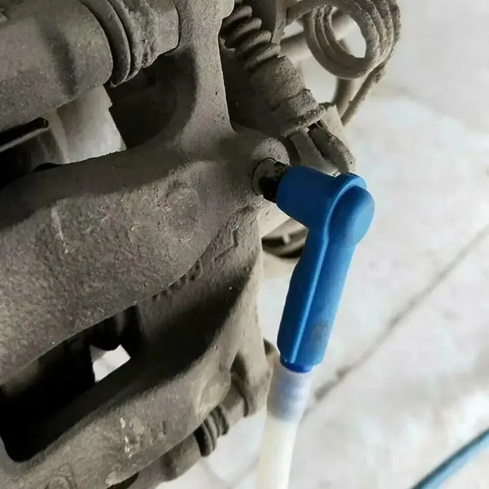 Car Brake Fluid Oil Exchange Pump with 120Cm Oil Pumping Hose Empty Drained Oil Bleeder Auto Brake Oilling Connector Filling