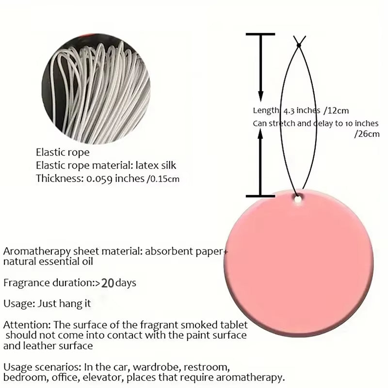 1/3Pcs Fun Car Aromatherapy Car Fragrance Perfume Car Air Freshener Mirror Car Interior Accessories Pendant Outlet Perfume