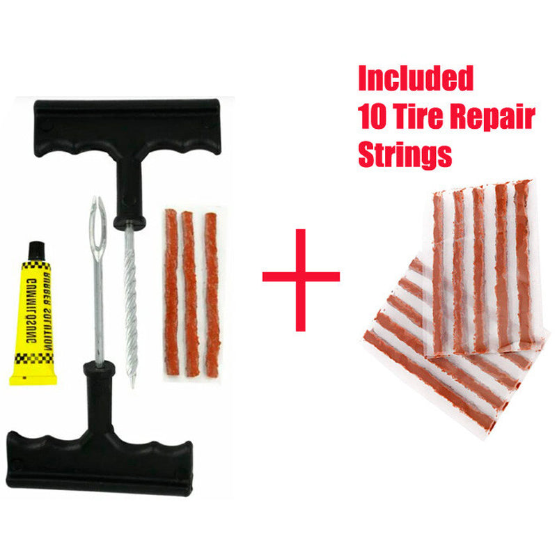 Tire Repair Kit DIY Flat Tire Repair Car Truck Motorcycle Home Plug Patch
