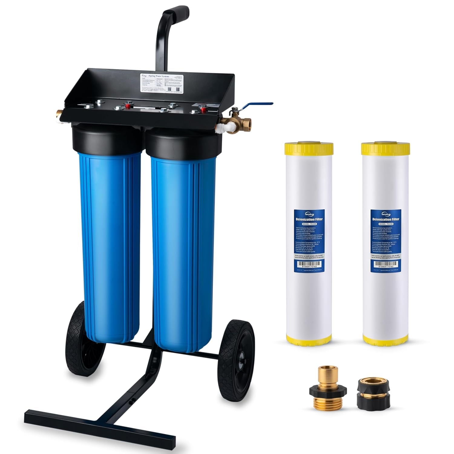 Spotless Car Wash System with Bypass Valve, Deionized Water System for Spot Free Rvs, Model: WGB22BD-BP