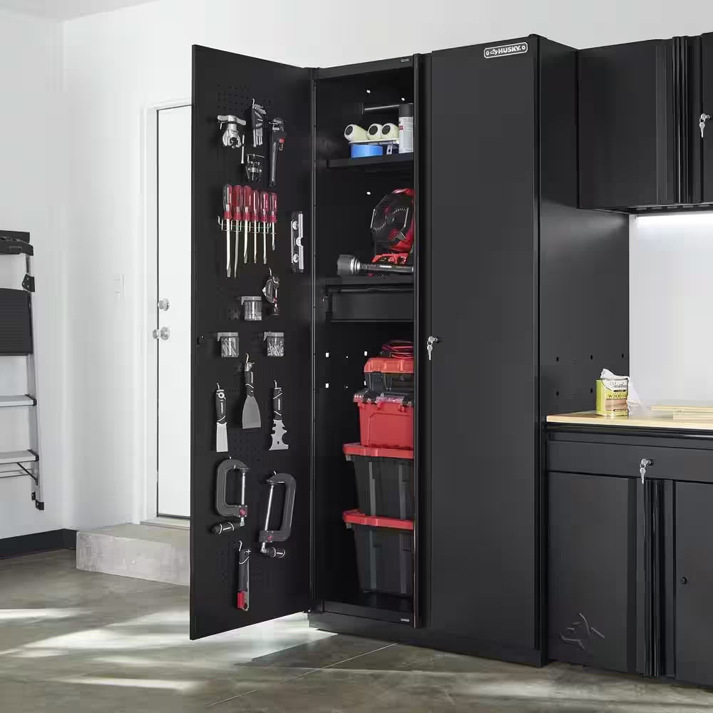 Extra Wide Heavy Duty 20-Gauge Steel Freestanding Garage Cabinet