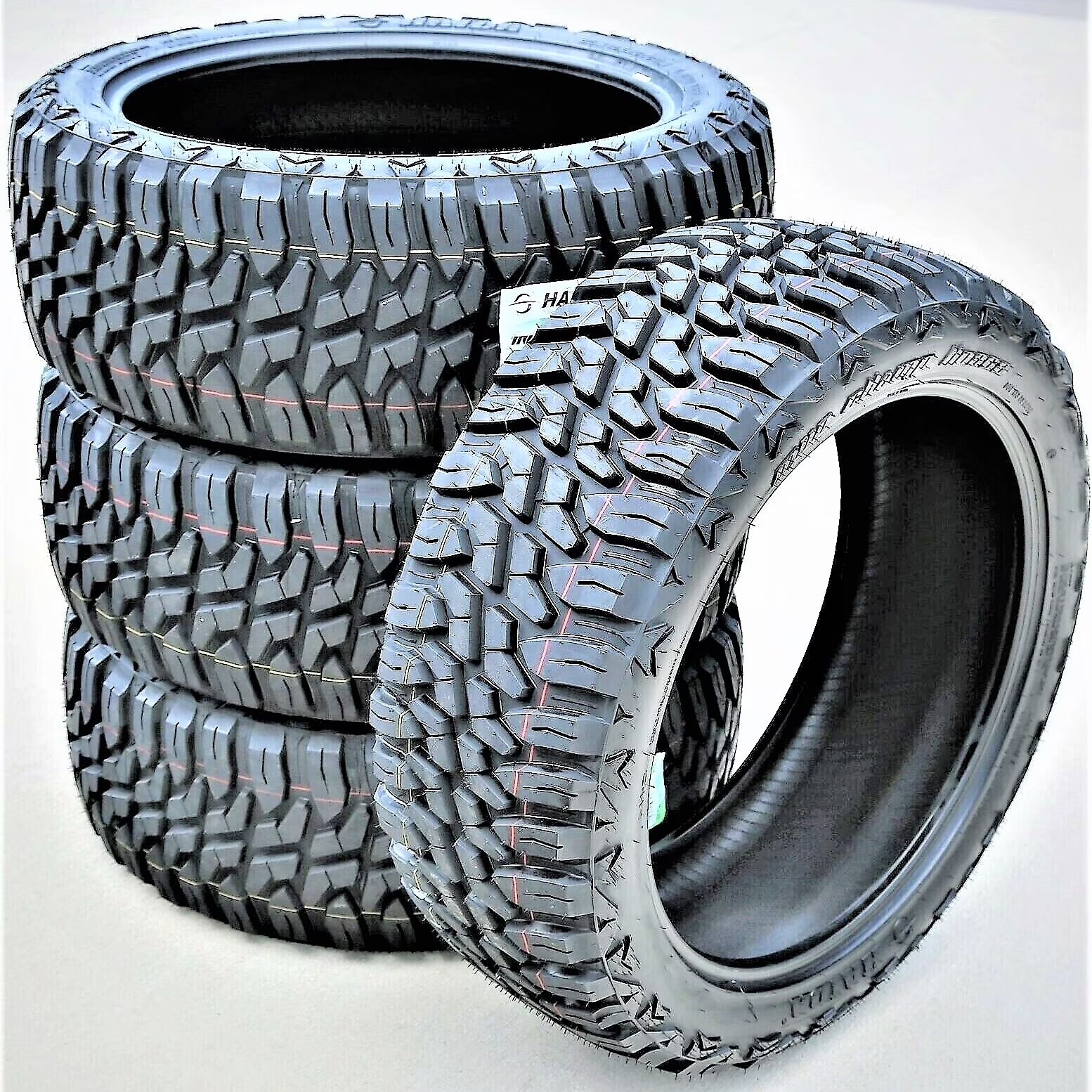 Set of 4  Mud Champ HD868 33X12.50R22 114Q E 10 Ply M/T Light Truck Tires