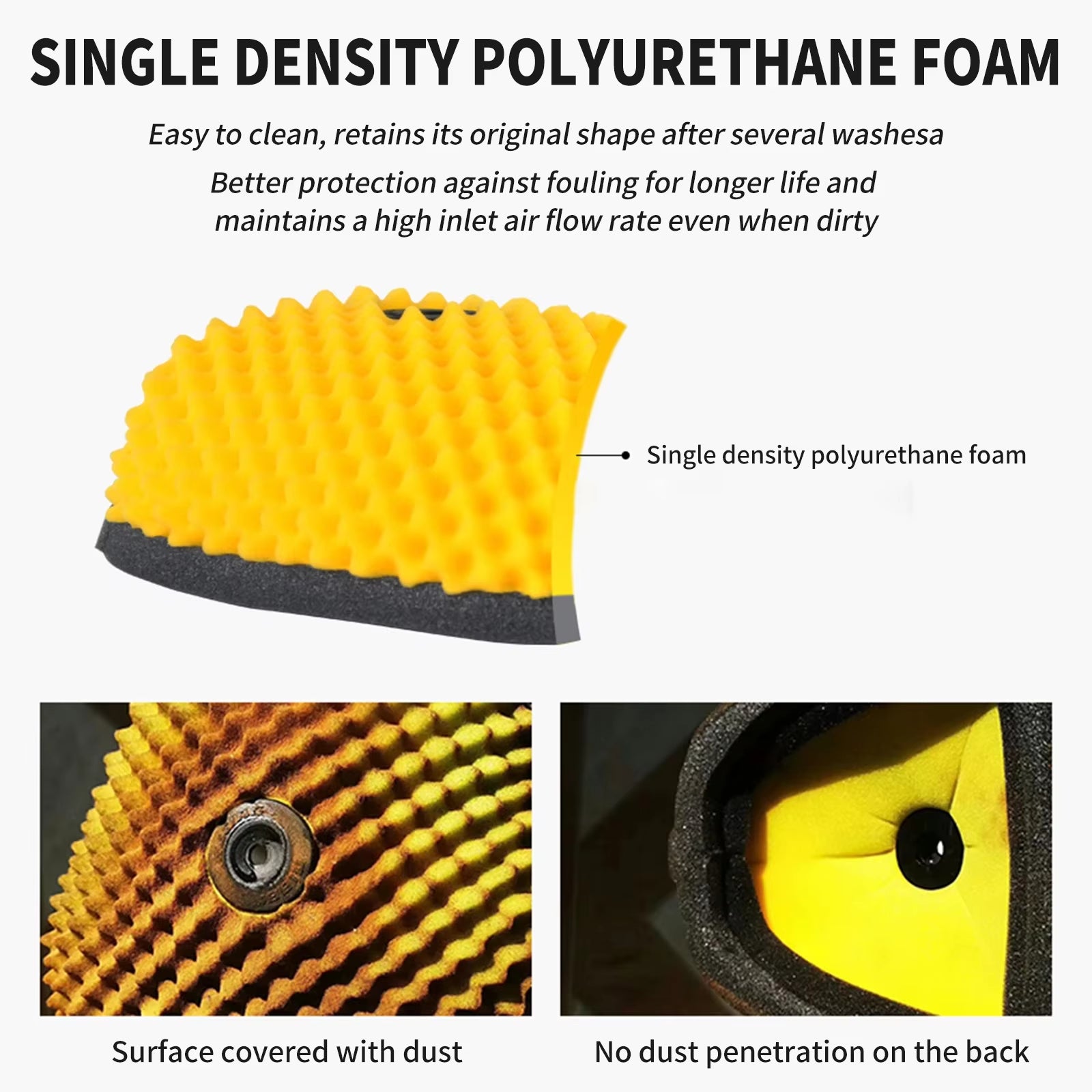 Motorcycle Air Filter Cafe Racer Sportster Foam Sponge Dirt Bike Filter