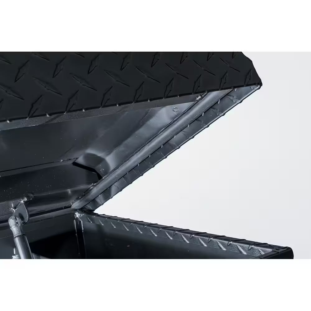 61.86 In. Matte Black Aluminum Low Profile Mid-Size Crossbed Truck Tool Box