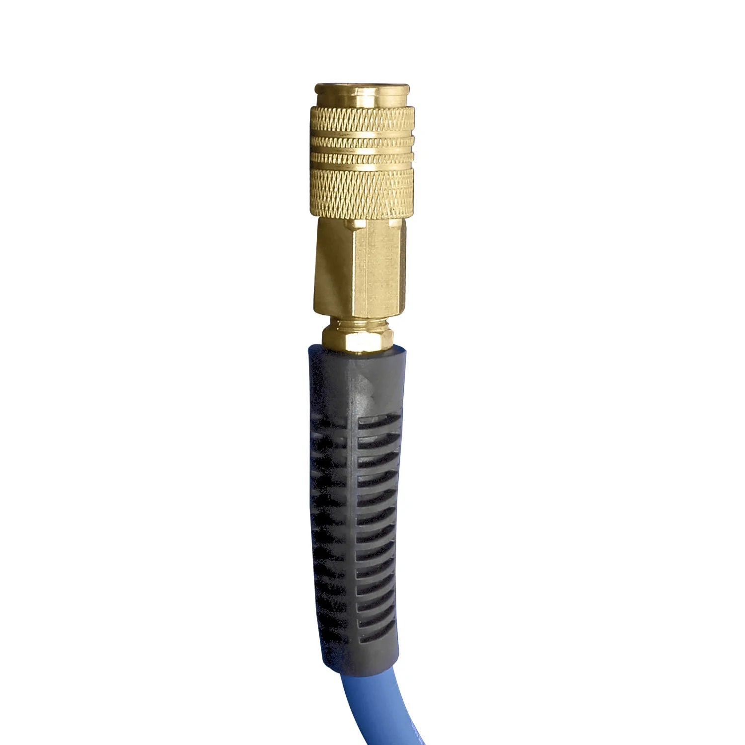 E3850PVCR 3/8" X 50' Pvc/Rubber Hybrid Air Hose W/ 1/4" Brass Fittings