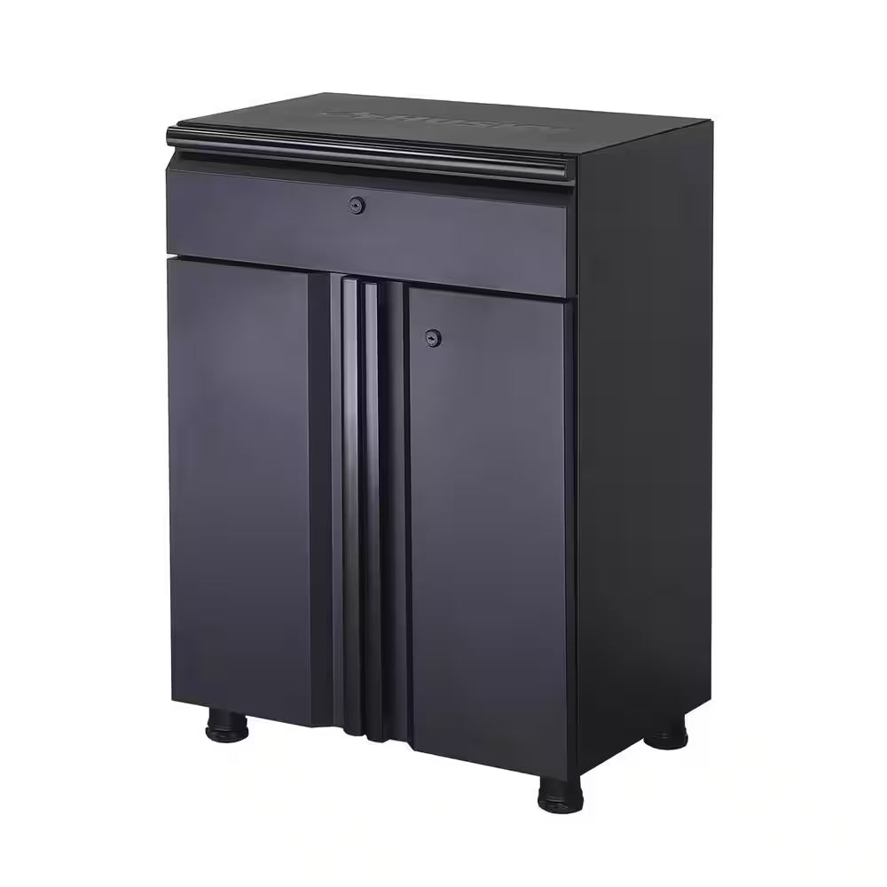 6-Piece Regular Duty Welded Steel Garage Storage System in Black (109 In. W X 75 In. H X 19.6 In. D)