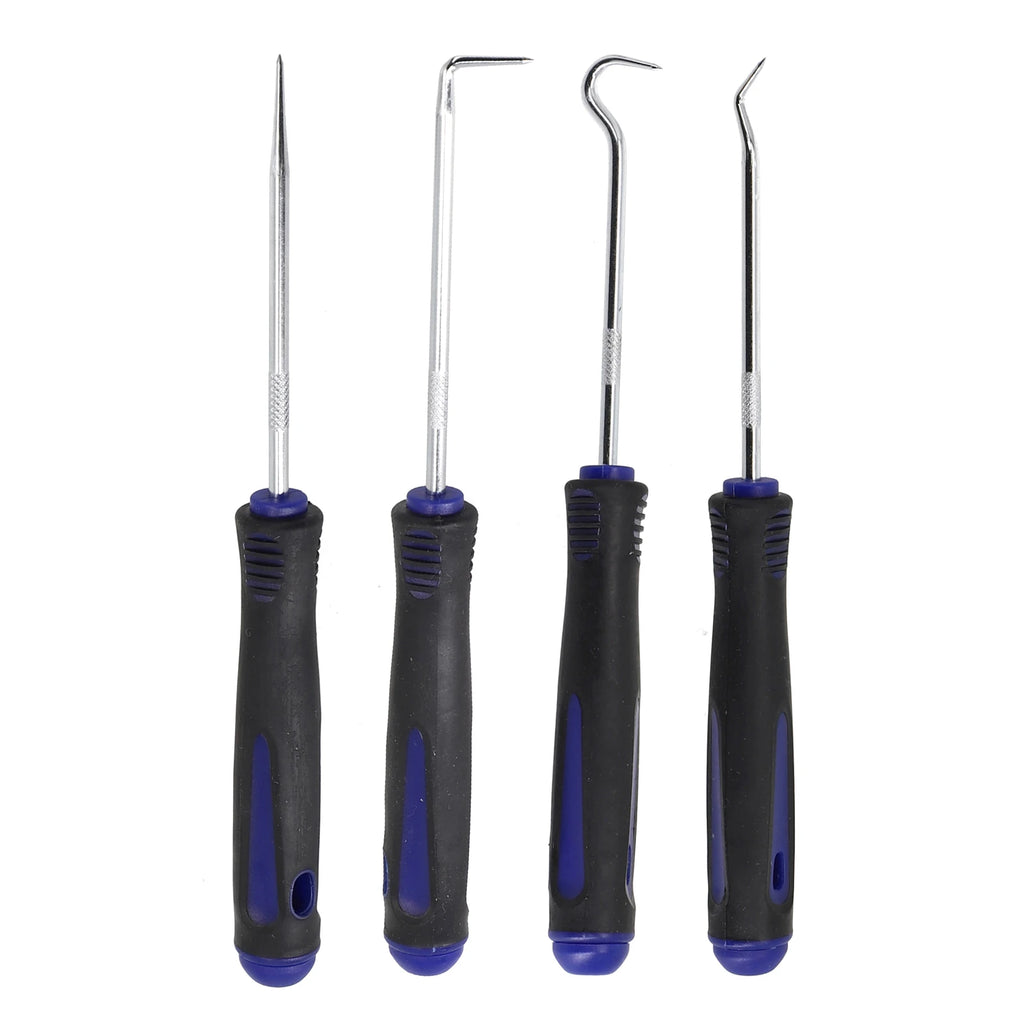 4Pcs Car Vehicle Oil Seal Screwdrivers Pick and Hook Set Car Auto Oil Seal O-Ring Seal Gasket Pick Puller Remover Fit