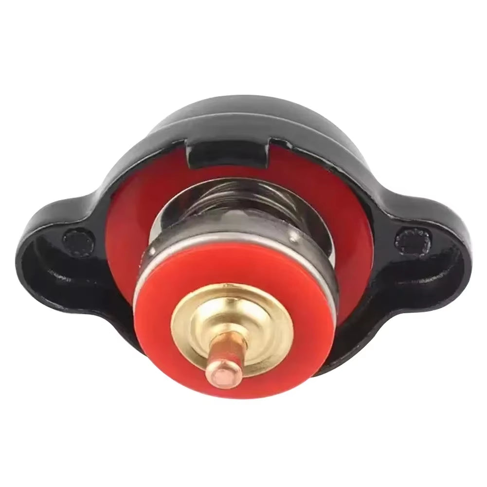 1.8 Bar High Pressure Water Tank Thermostatic Radiator Cap 25.6Psi Temp Gauge for Honda Yamaha Kawasaki Suzuki Motorcycle ATV