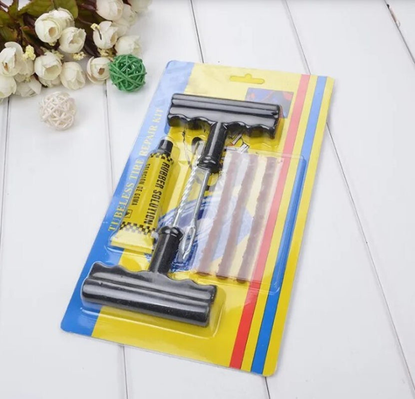 Tire Repair Kit DIY Flat Tire Repair Car Truck Motorcycle Home Plug Patch