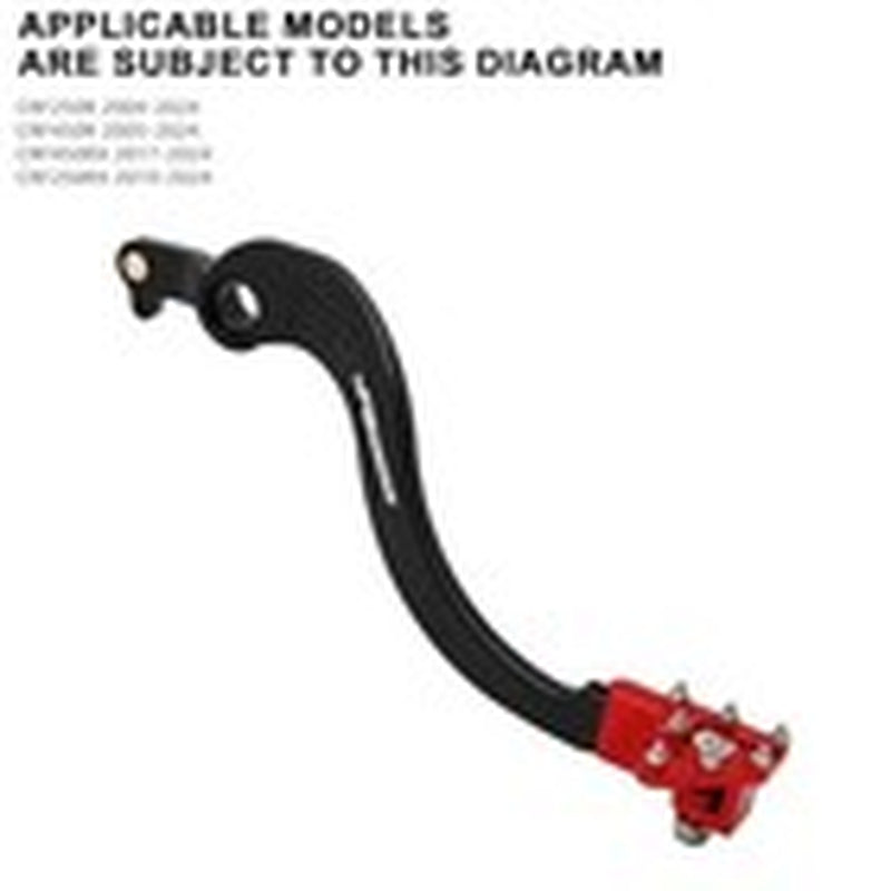 Dirt Bike Rear Brake Foot Pedal,Cnc Motorcycle Foot Lever for CRF250R 2004 Red