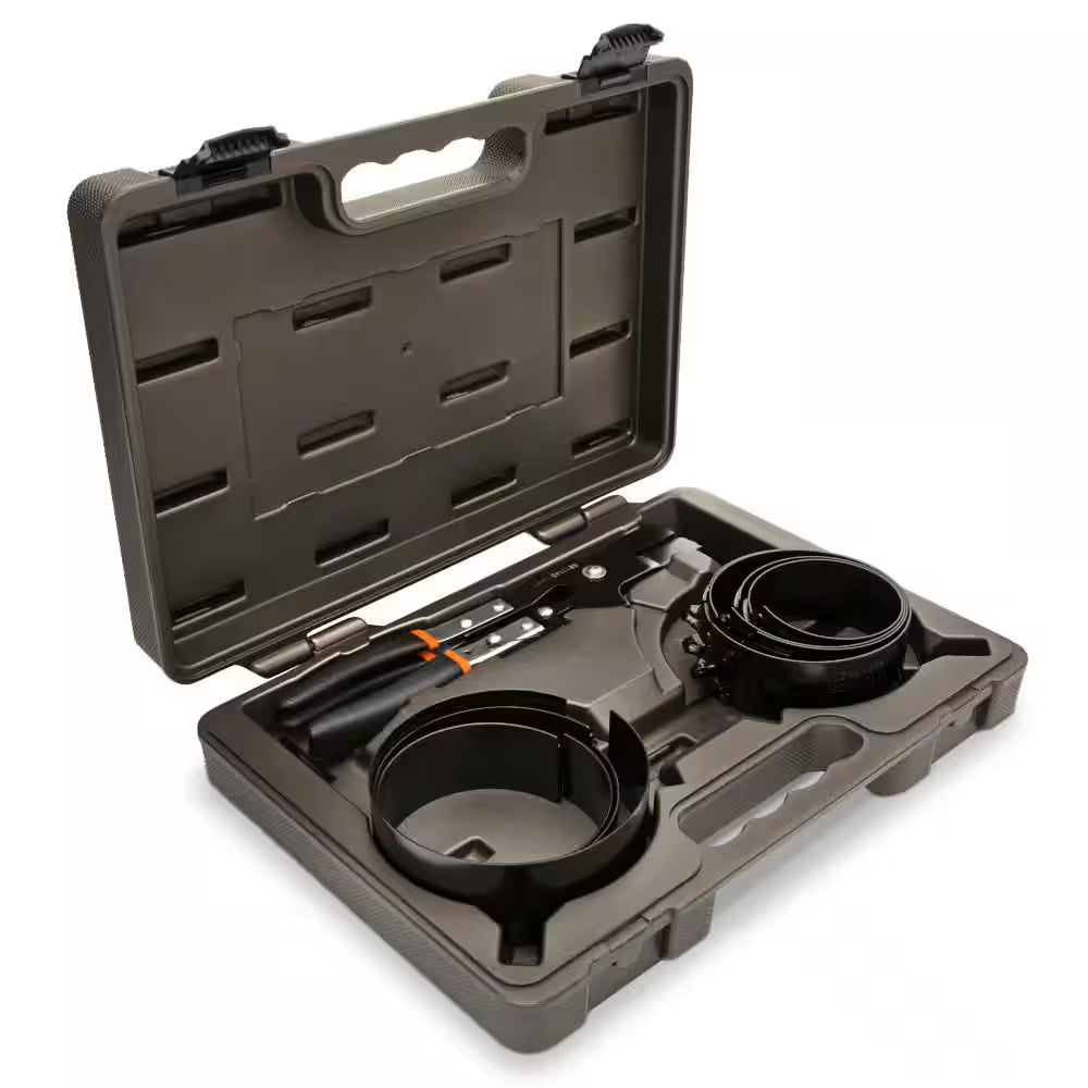 2-7/8 In. X 4-3/8 in Piston Ring Plier Compressor Set (8-Piece)
