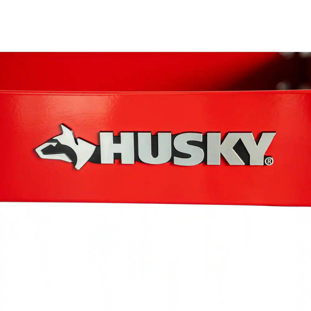 36 In. 2 Tier Cart, Gloss Red