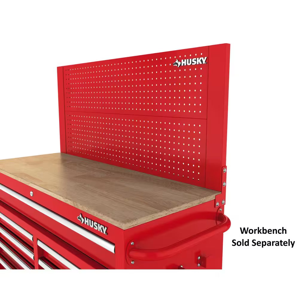 46 In. Gloss Red Steel Pegboard Attachment