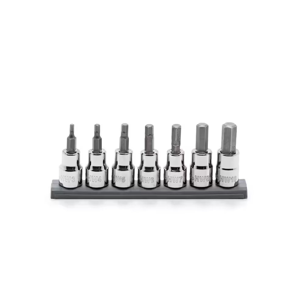 3/8 In. Drive Hex Bit SAE/MM Socket Set (14-Piece)