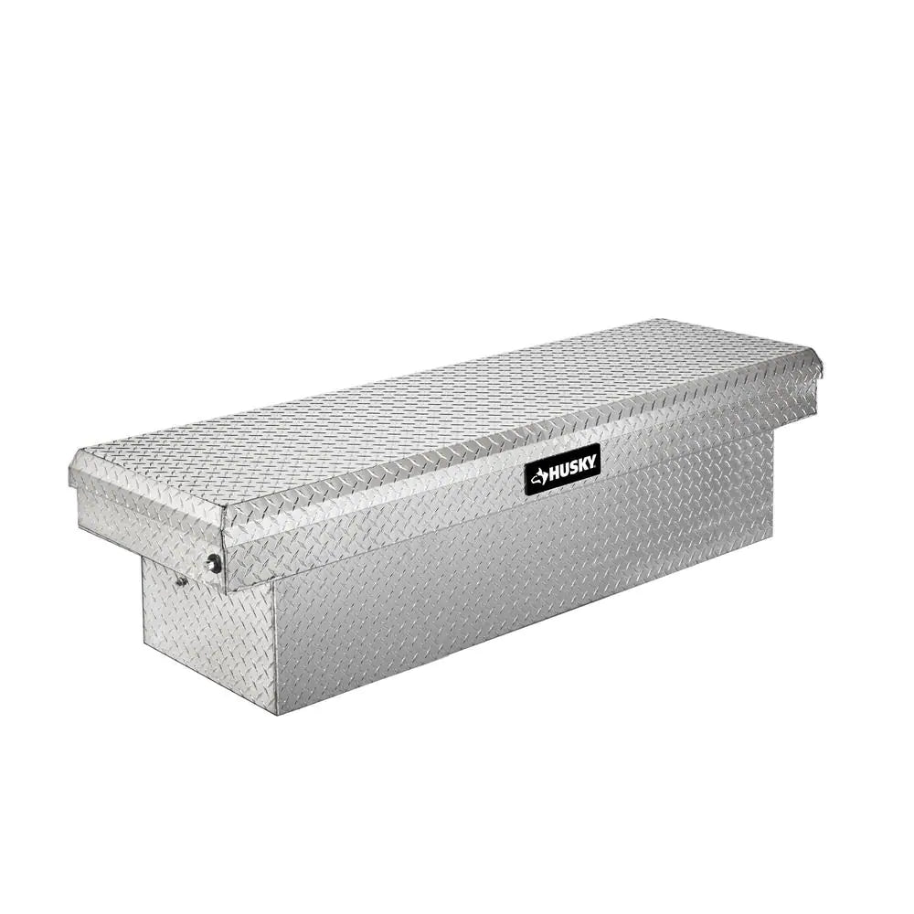 71.36 In. Diamond Plate Aluminum Full Size Crossbed Truck Tool Box