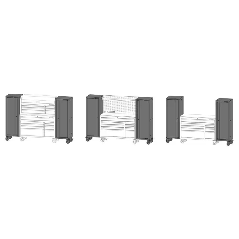 Modular 20 In. W X 20 In. D Standard Duty 3-Shelf Red Rolling Side Tool Chest