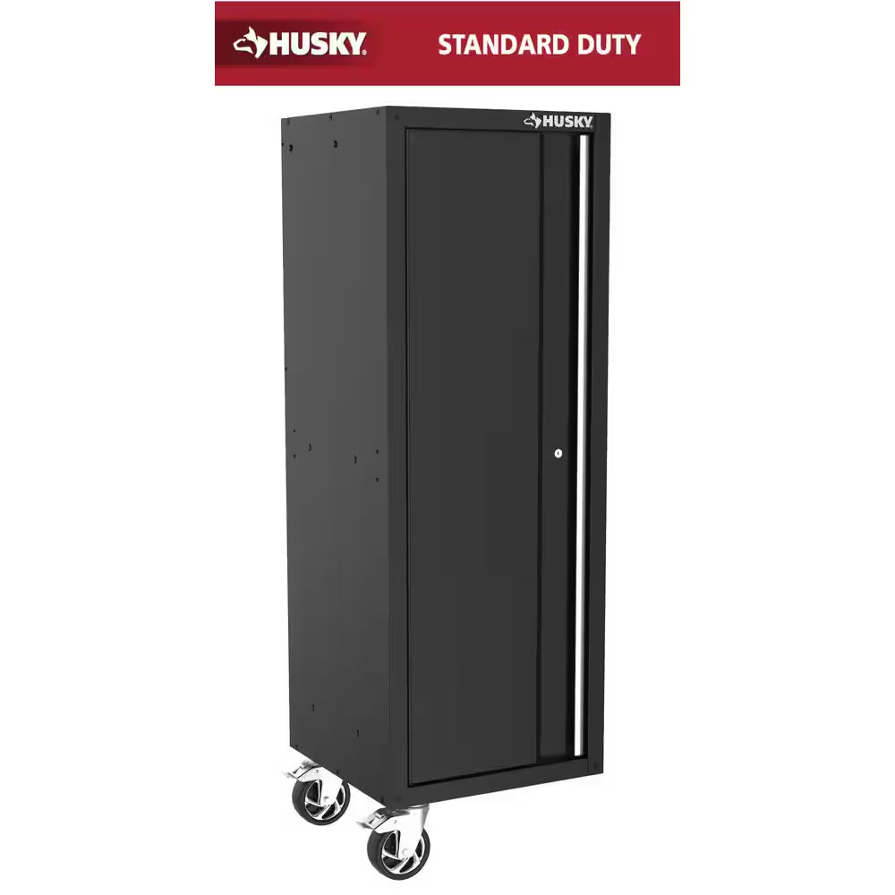 Modular 20 In. W Standard Duty 3-Shelf Black Side Tool Chest