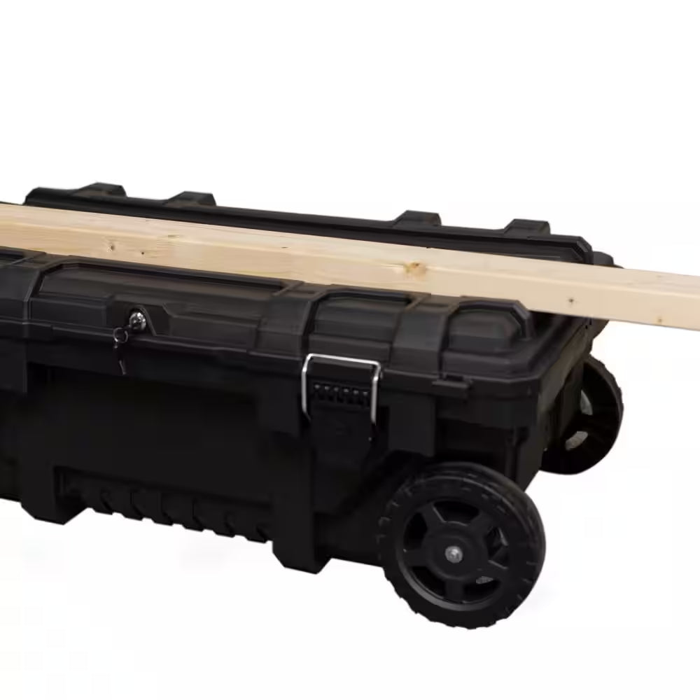36.5 In. Black Heavy Duty Medium Rolling Toolbox with Keyed Lock