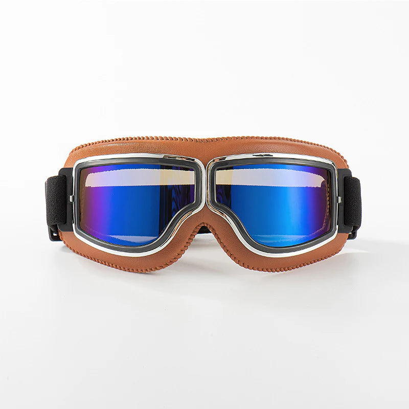 Vintage Royal Rider Helmet Off-Road Windshield Goggles