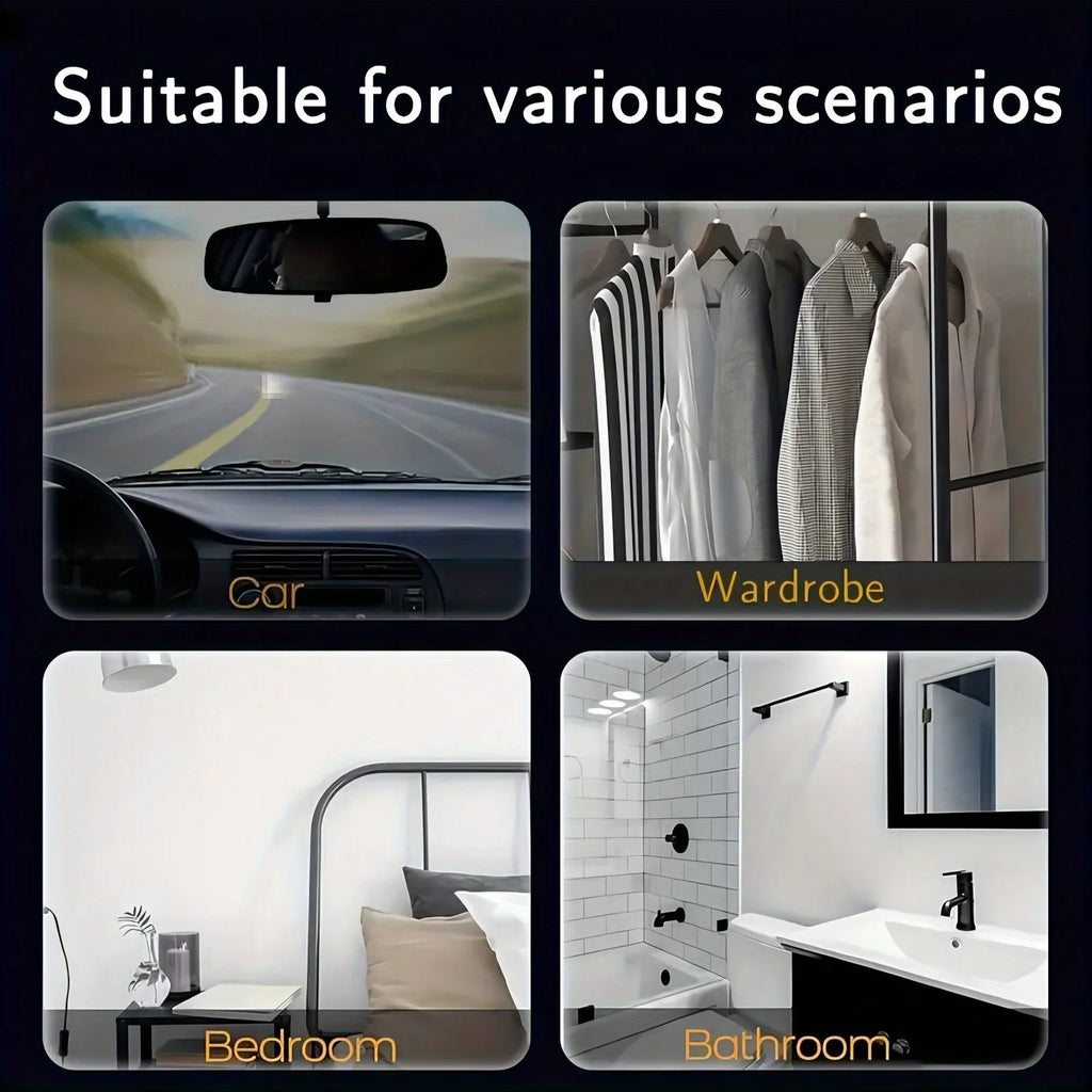 1Pc Fun Car Aromatherapy Car Fragrance Perfume Car Air Freshener Mirror Car Interior Accessories Pendant Outlet Perfume