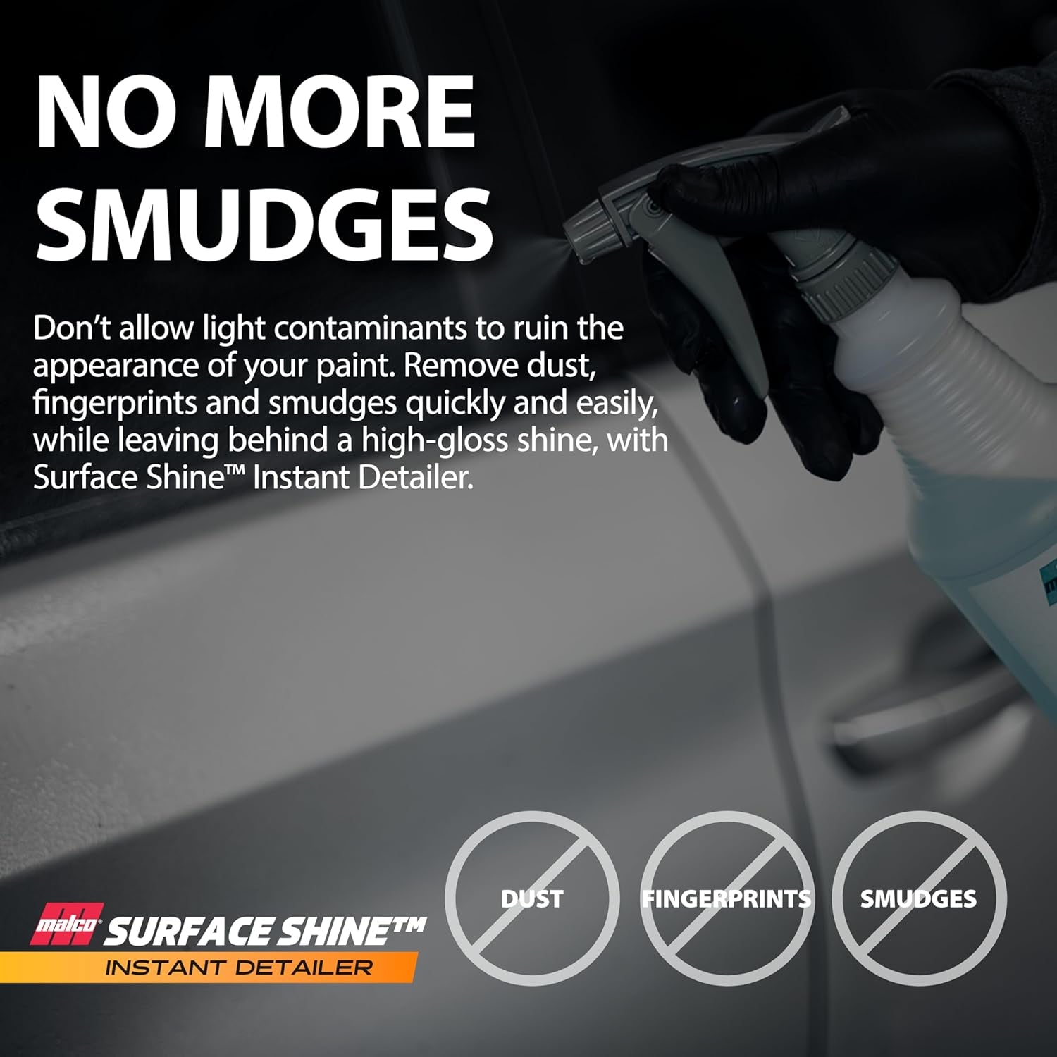 Surface Shine Instant Detail Spray - Removes Light Surface Contaminants/Lubricant for Overspray Clays / 1 Gallon (192901)